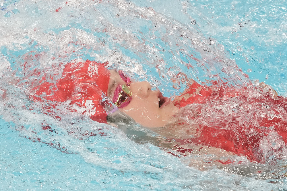 加拿大游泳选手勇夺女子200米混合泳金牌 加拿大游泳选手勇夺女子200米混合泳金牌